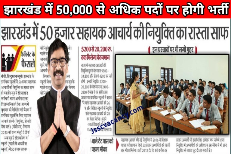 jharkhand 50000 teacher vacancy Apply